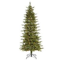 Vickerman 7.5' x 41" Artificial Slim Regal Frasier Fir 600 Clear Lights